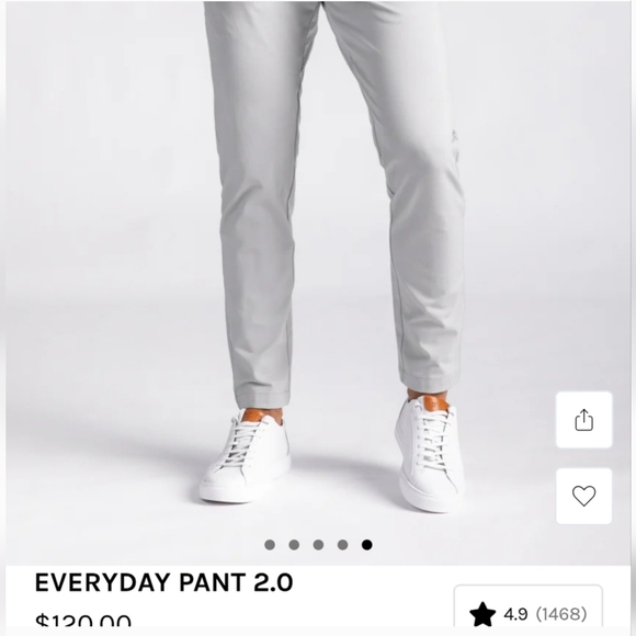 BYLT Basics Everyday Pant 2.0 in Gray Size M - Picture 1 of 10